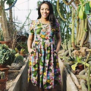 LuLaRoe Amelia Dress Floral Print